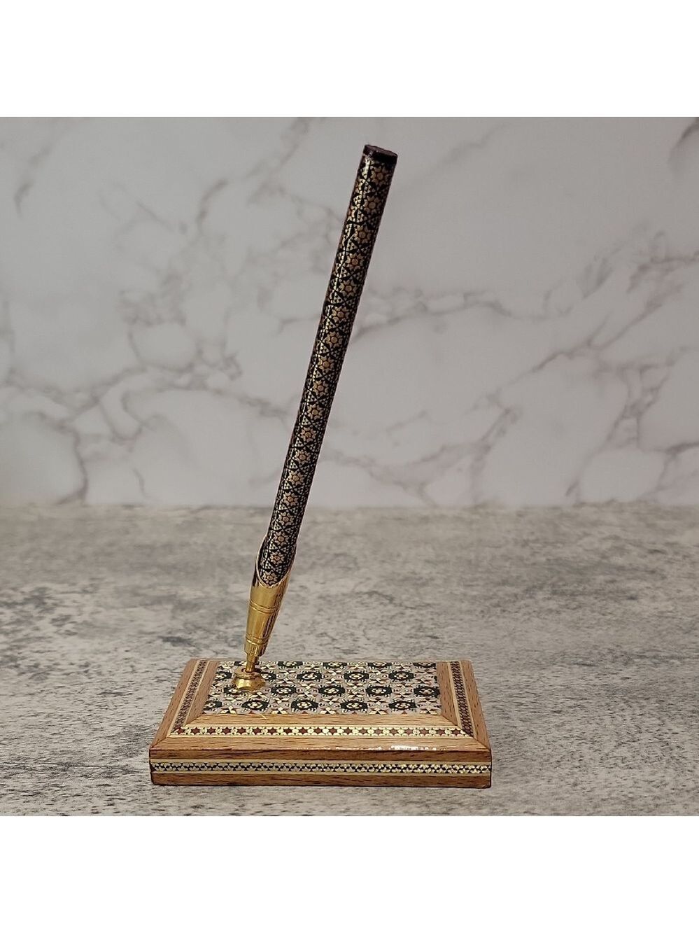 Khatam Kari Persian Desk Pen Holder set